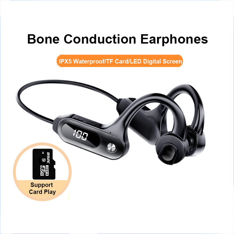Open Ear Air Conduction Headphones - Auricolari Bluetooth 5.3 a conduzione ossea