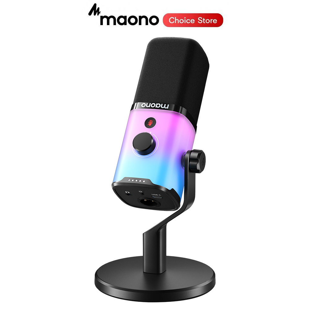 Gaming Headset With Mic Rgb - Microfono da gioco MAONO PD100X, microfono