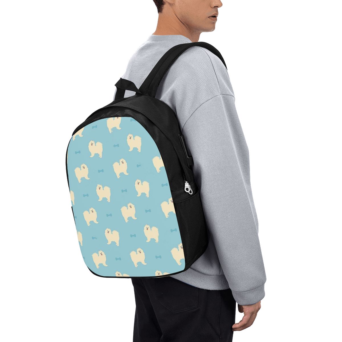 Laptops - Zaino per cani Samoyed, borsa da