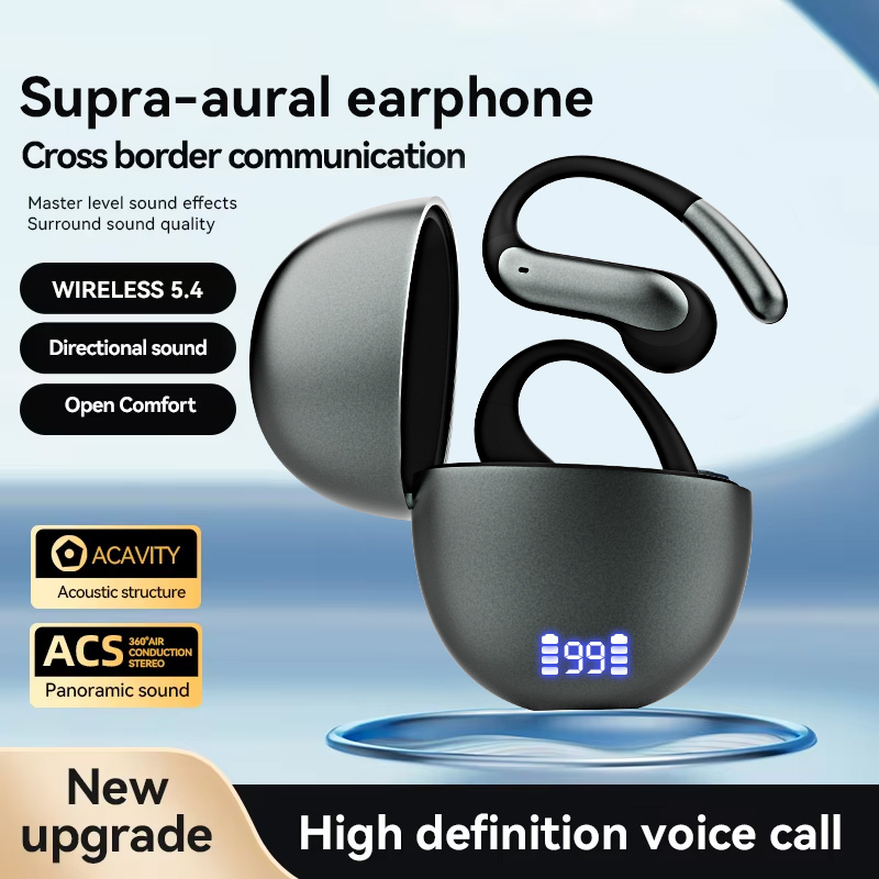 Anc Wireless Over Ear Headphones - Auricolari Bluetooth Wireless K10 Model Air