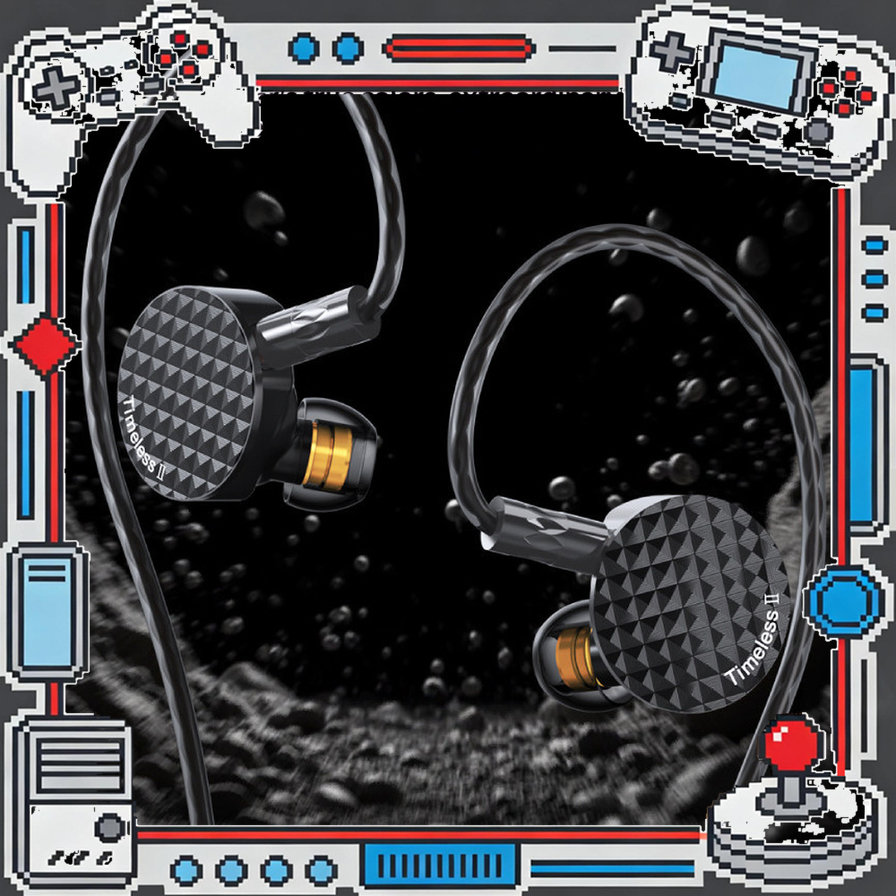 Planar Magnetic Iem Earphones - 7Hz Timeless 2 Monitor In-Ear Planar