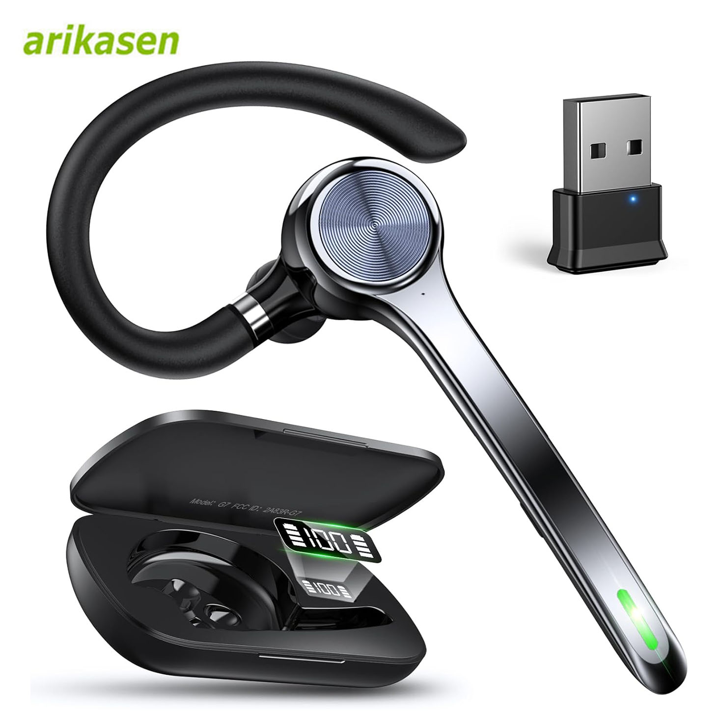 Open Ear Air Conduction Headphones - Auricolare wireless Auricolare Bluetooth a orecchio