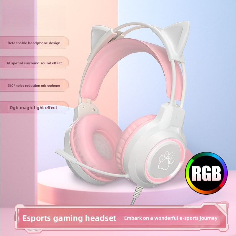 Gaming Headset With Mic Rgb - Auricolari da Gaming RGB con Microfono