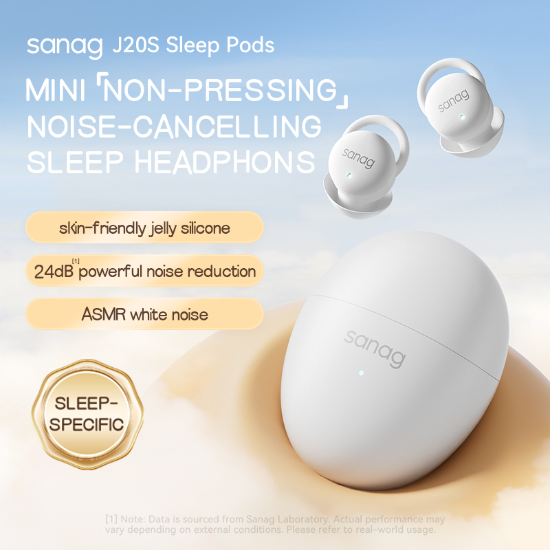 Sleep Mask Headphones Bluetooth - Auricolari Wireless Sanag J20, Cuffie Bluetooth