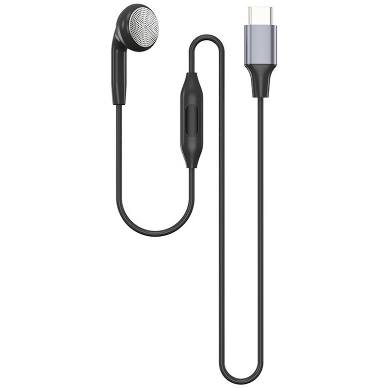 Type C Wired Earphones With Mic - Auricolare singolo DT75BG Type C con