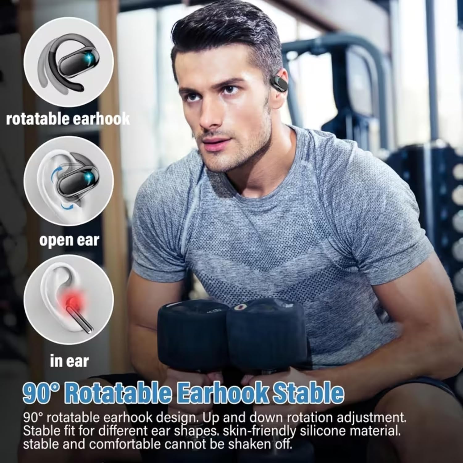 Cuffie a orecchio aperto e aur - Bone Conduction Running Headphones recensione e prezzo