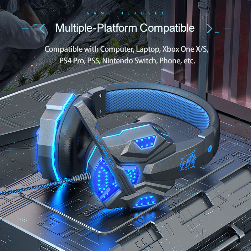 Cuffie da gioco con audio surr - Gaming Headset With Mic Rgb recensione e prezzo