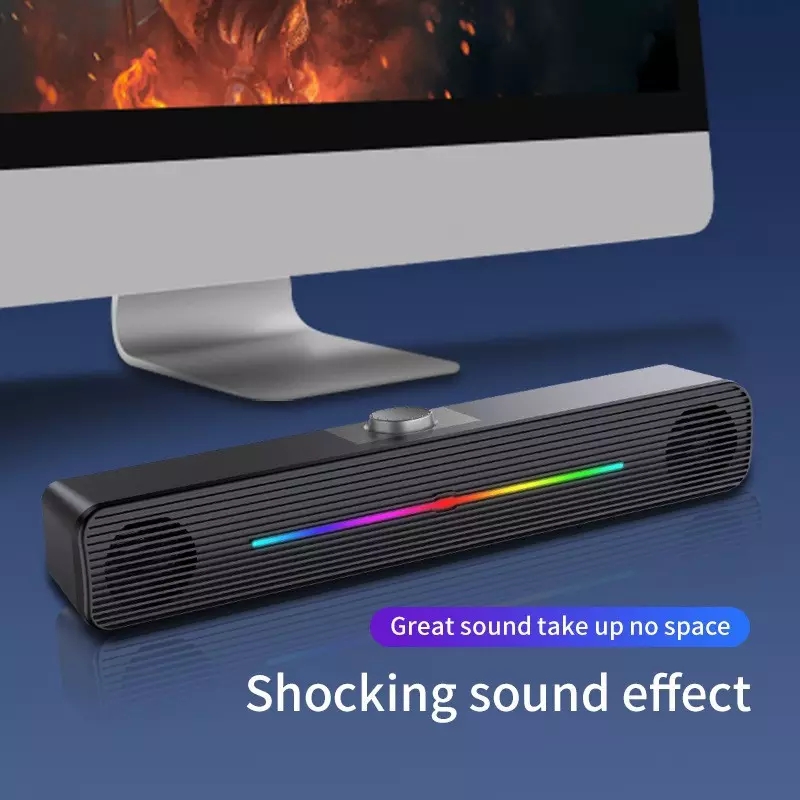 E-1407 Altoparlante Wireless c - Rgb Computer Soundbar For Pc recensione e prezzo