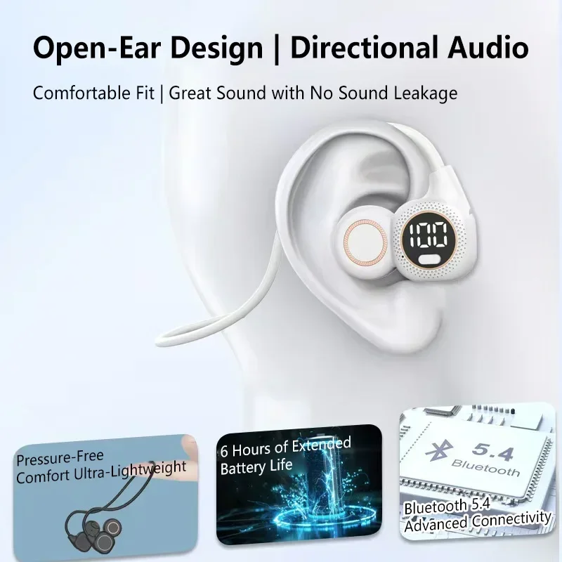 Auricolari Bluetooth a Conduzi - Anc Wireless Over Ear Headphones recensione e prezzo