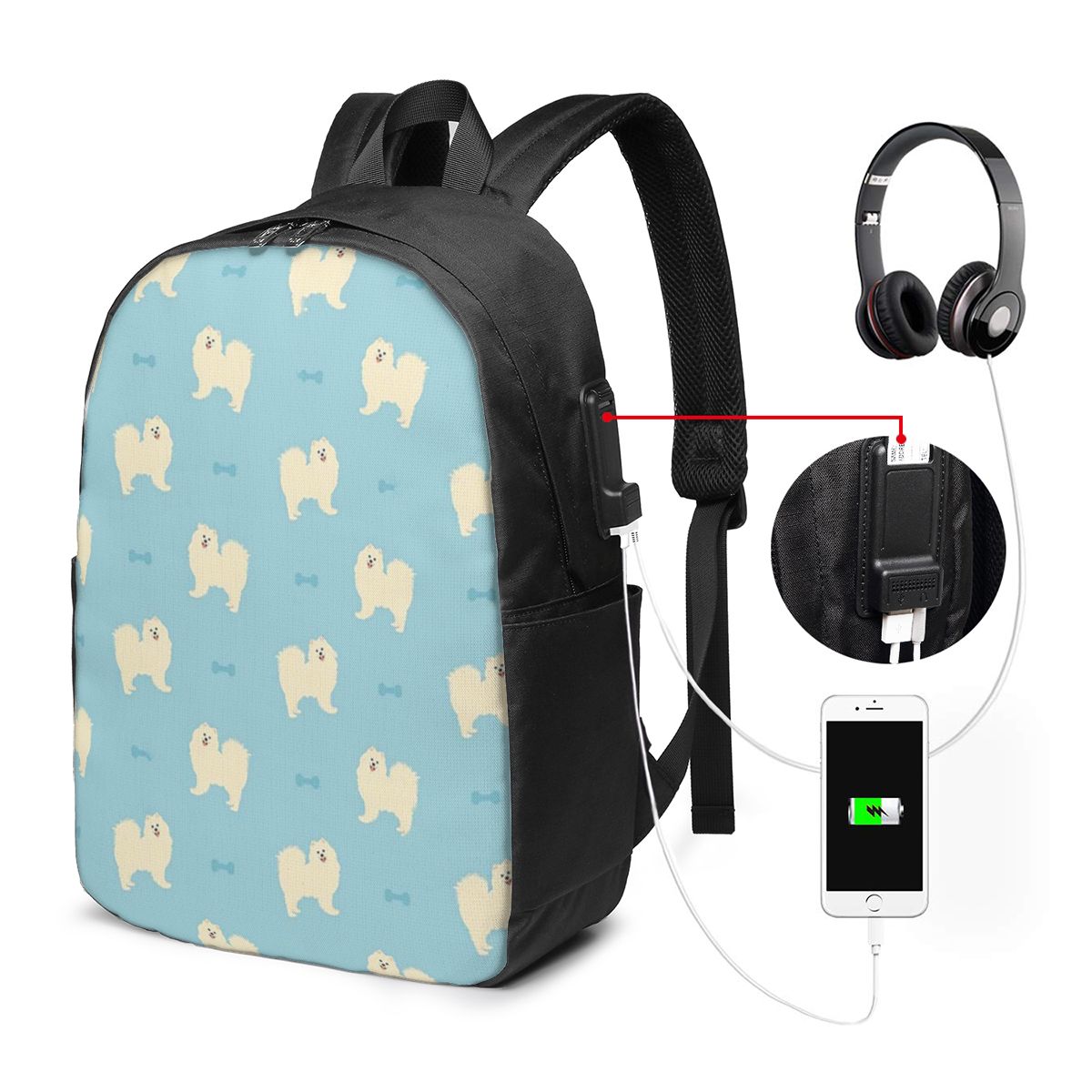 Zaino per cani Samoyed, borsa  - Laptops recensione e prezzo