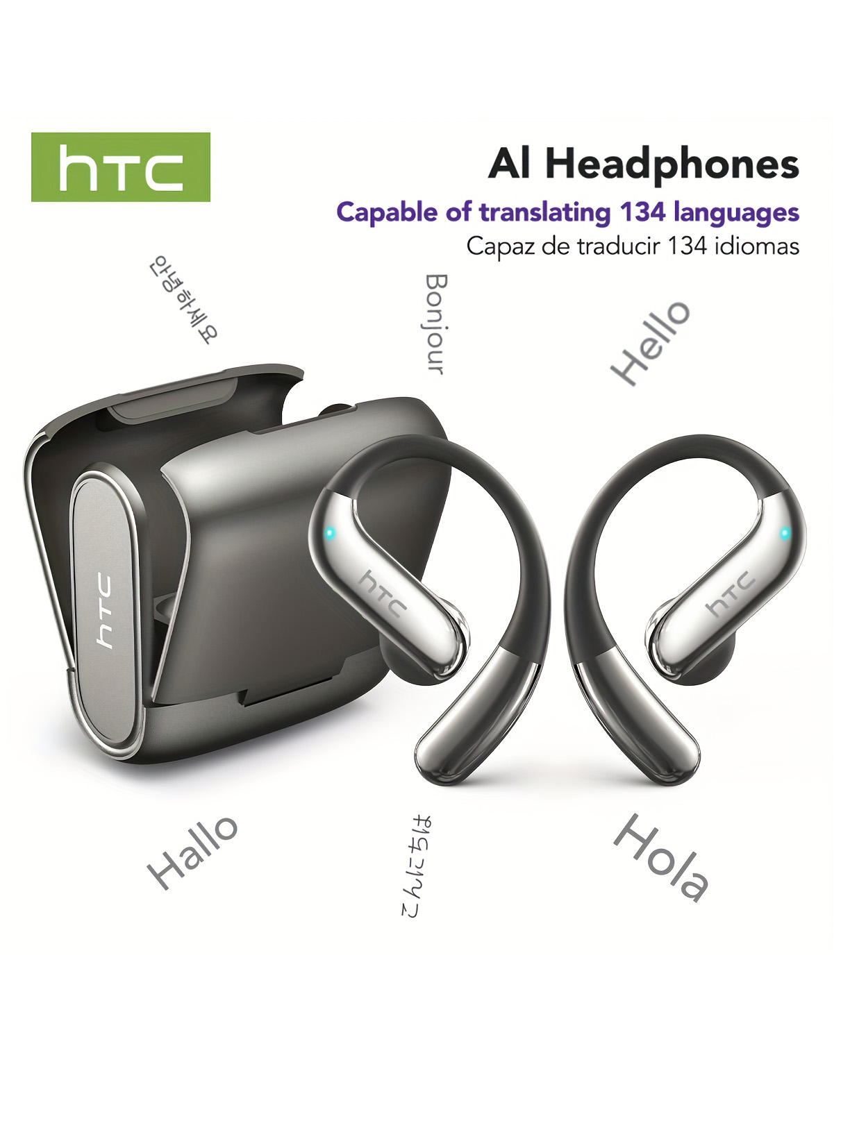 Cuffie Bluetooth Open-Ear HTC  - Open Ear Air Conduction Headphones recensione e prezzo