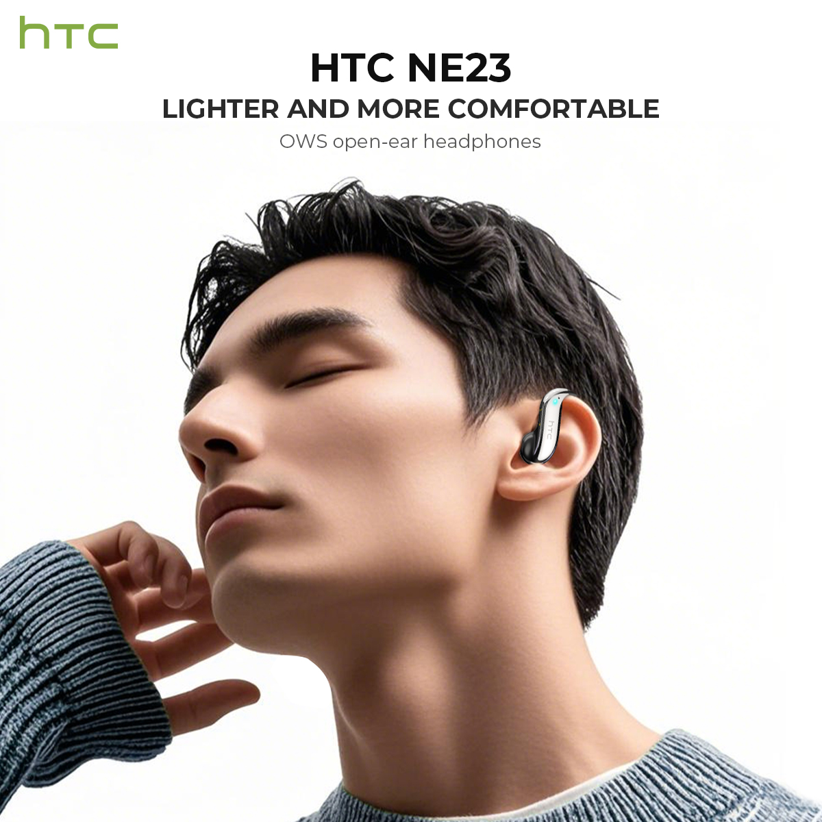 Cuffie Bluetooth Open-Ear HTC  - Open Ear Air Conduction Headphones recensione e prezzo