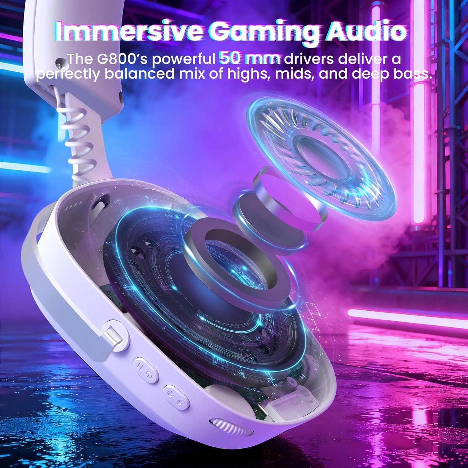 ATTACK SHARK G800 Cuffie da Ga - Gaming Headset With Mic Rgb recensione e prezzo