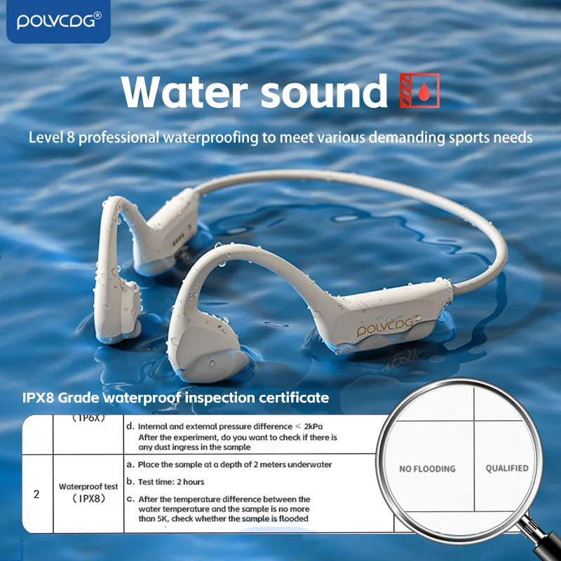 POLVCDG Cuffie a Conduzione Os - Bone Conduction Running Headphones recensione e prezzo