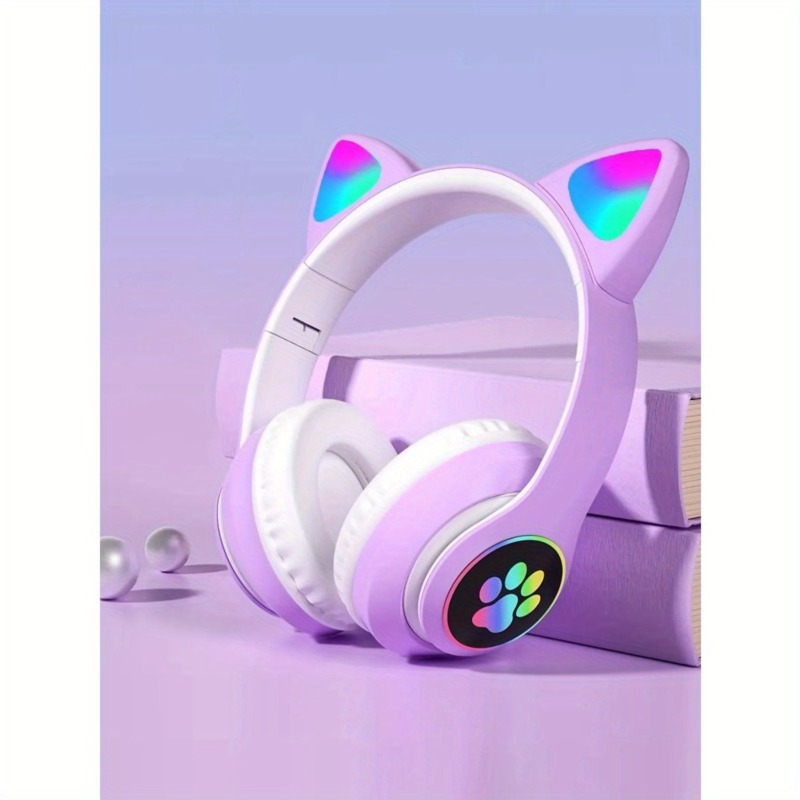 Nuova luce flash Cuffie wirele - Cat Ear Bluetooth Headset Led recensione e prezzo