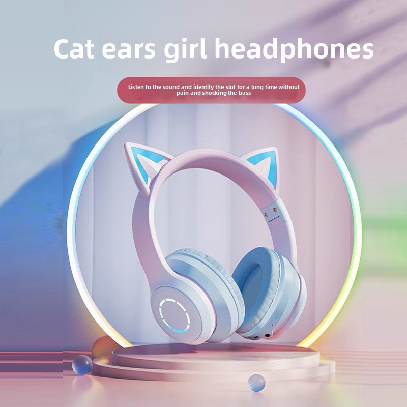 Nuovo Auricolare Bluetooth da  - Cat Ear Bluetooth Headset Led recensione e prezzo