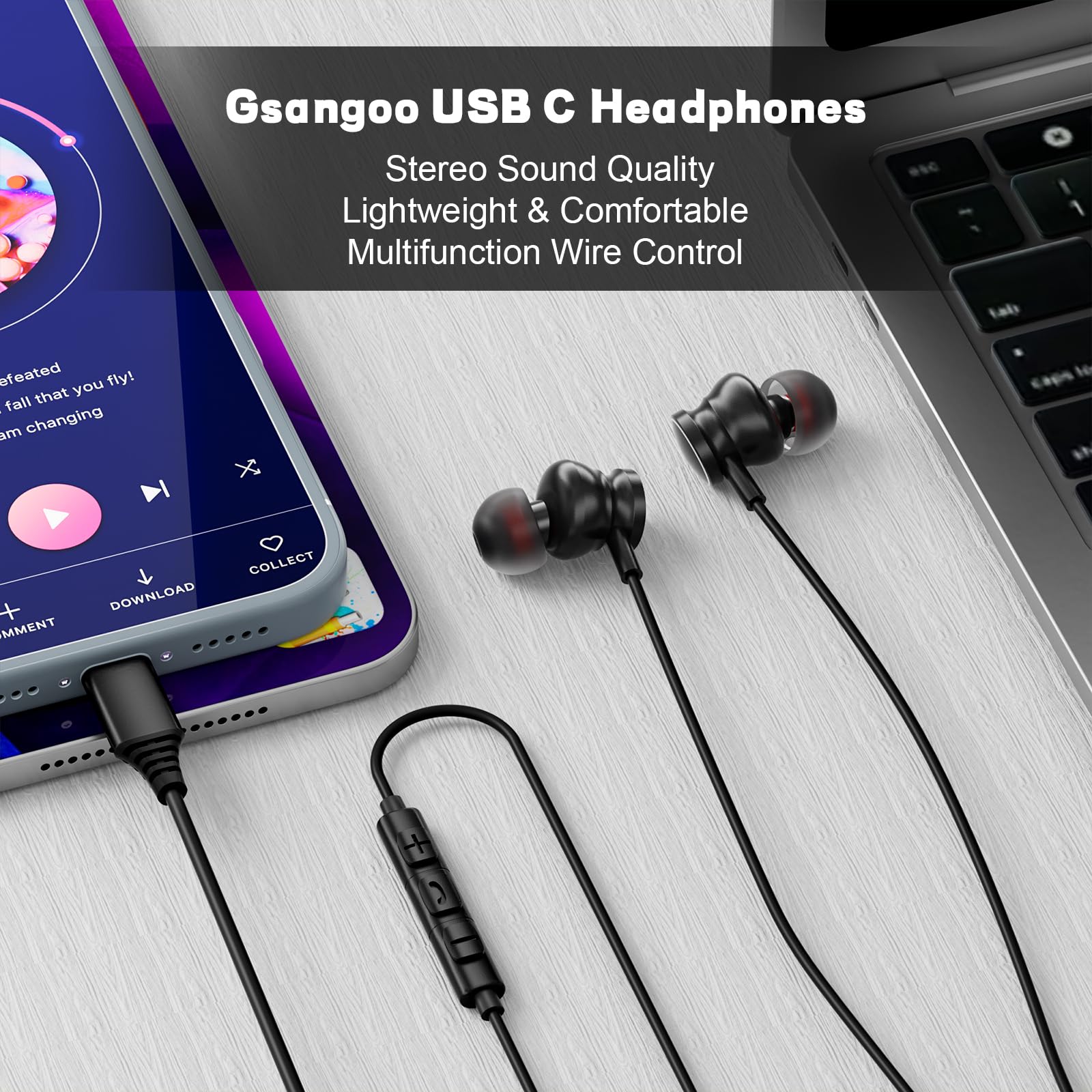 Tipo C Cuffie cablate Auricola - Type C Wired Earphones With Mic recensione e prezzo