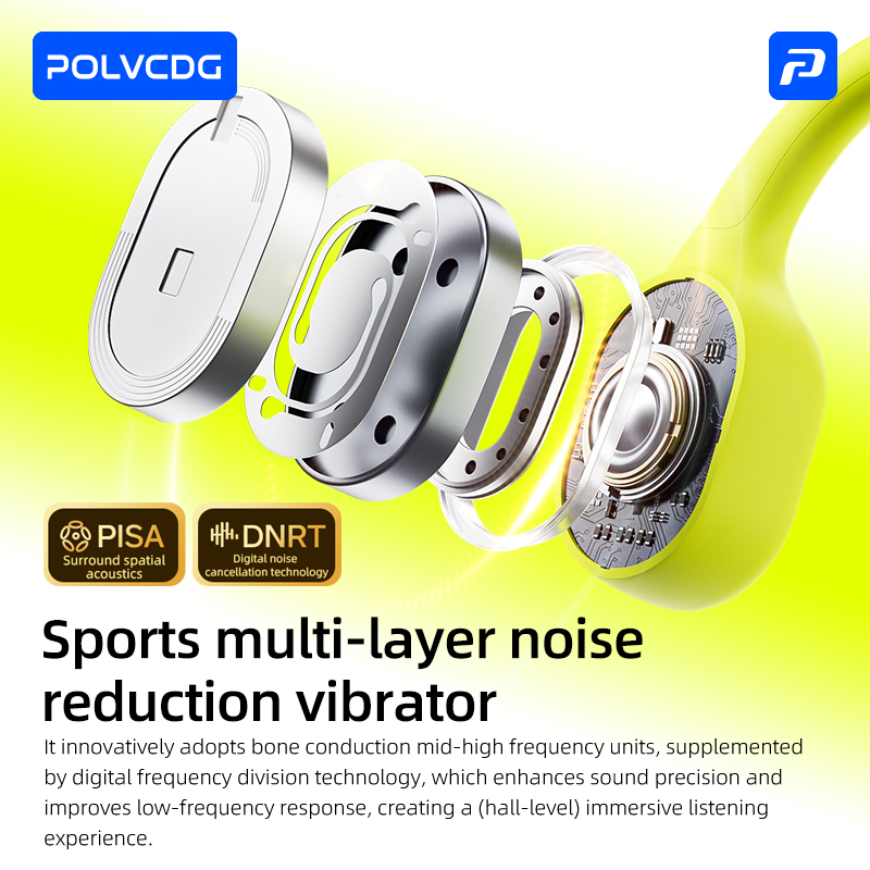 POLVCDG Cuffie Sportive a Cond - Bone Conduction Running Headphones recensione e prezzo